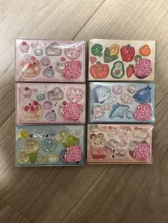 クラックス　うるちゅる　ポップシール GiGO限定　ミニちゅるシール 6点セット