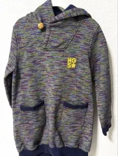 X-girl First Stage マルチカラー パーカー 120cm 日本製