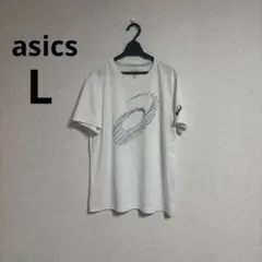 asics ホワイト Tシャツ L バレーボール スポーツ アシックス