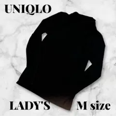 UNIQLO レディース Mサイズ タートルネック シンプルデザイン　ブラック