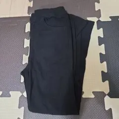 ジータ　130cm 微裏起毛ブラック 長ズボン ポケット付き