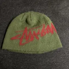 Stussy オリーブグリーン ニット帽
