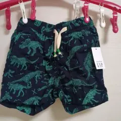 新品　Baby GAP 恐竜柄 ショートパンツ 80cm