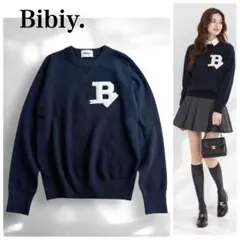 Bibiy B. CLUB KNITのネイビー - メルカリ