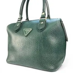 GUESS ゲス ハンドバッグ レザー ダークグリーンのサムネイル