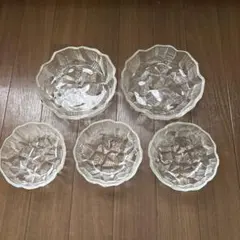 チェコ製ボヘミアンガラス 小鉢 6個セット - メルカリ