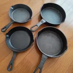 スキレット 4個セット 直径16cm 20cmのサムネイル