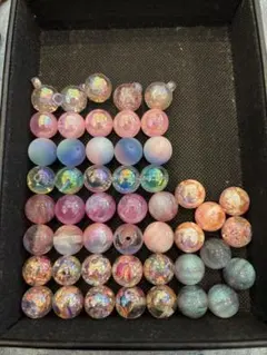 ビーズセット 約50個 光沢感あり