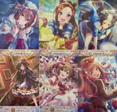 ☆ウマ娘☆一番くじ☆イラストボード☆6枚セット☆