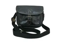 ロンシャン レザー ショルダーバッグ ブラック