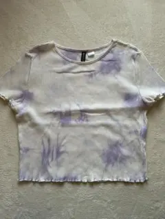 H&M タイダイ柄 半袖クロップド　Tシャツ