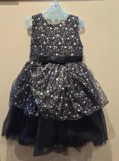 星柄グリッタードレス 120cm　発表会　イベント　ドレス