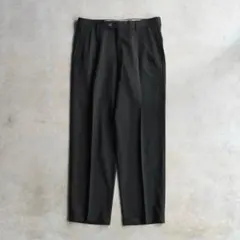 90s プロントウォモ ツータックスラックス ダークブラウン W32 L31 90s プロントウォモ ツータックスラックス ダークブラウン W31 L30