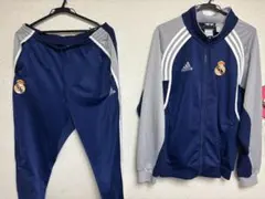 adidas Real Madrid ジャージ ネイビー - メルカリ