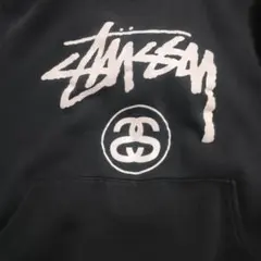 Stüssy ブラック パーカー L