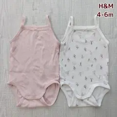 H&M オーガニックコットン ベビーキャミソール 4-6ヶ月