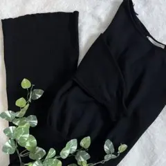 ハーフムーン　メンズビギ　ニットワンピース　ウール100%