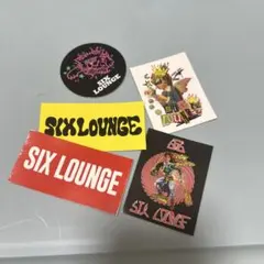 SIX LOUNGE ステッカーセット