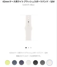 Apple Watch Series 10 スポーツバンド ライトブラッシュ