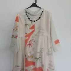 着物リメイクチュニック