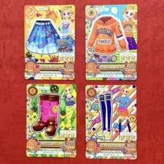 新条ひなき　アイカツ カード 4枚セット　ViVid Kissカードあり