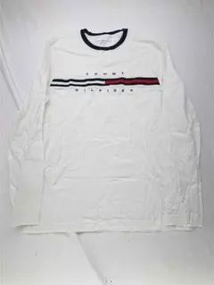 ?トミー ヒルフィガー ロンT 長袖Tシャツ ホワイト系 メンズ Lのサムネイル