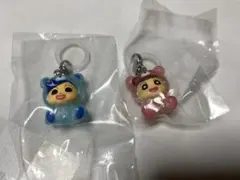 クレヨンしんちゃん みんなでくまパジャマ　めじるしアクセサリー2個セット