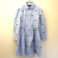 POLO RALPH LAUREN 水色刺繍ワンピース 6