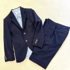 【極美品】ヒロミチナカノ スーツ セットアップ チェック 男の子 130