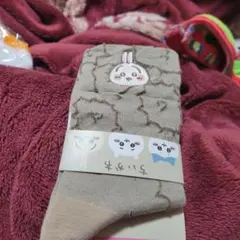 ちいかわうさぎ刺繍のカジュアルソックス