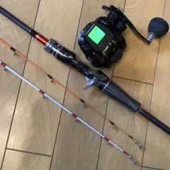 ライン付2WAY1.65mMAX300gロッド&デジタルカウンター付ベイトリール