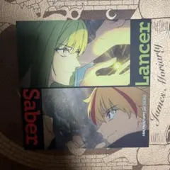 Fate/strange Fake カフェ 特典 コースター ランサー セイバー - メルカリ