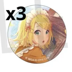 グリッター缶バッジ 10B 鏡音リン 3点 プロセカ ブルフェス - メルカリ