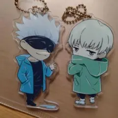 呪術廻戦　アクリルキーホルダー 五条悟　狗巻棘