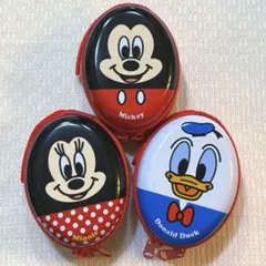 ディズニー ミッキー ミニー ドナルド 缶ケース 3個セット キャラクター