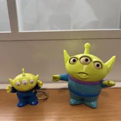 トイストーリー★リトルグリーンメン★ キーホルダー&フィギュアセット