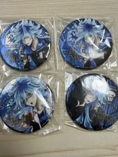 ツイステ namco缶バッジ イデア 寮服 実験服 式典服 4点セット