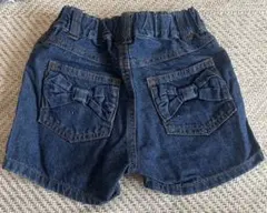 BRANSHES ブランシェス リボンデニムパンツ 100センチ