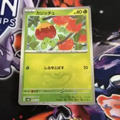 ポケカ カジッチュ モンスターボールミラー　1枚