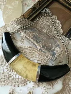 ヴィンテージネックレス アクセサリー べっ甲 アクリル レトロ雑貨