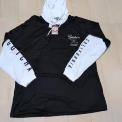 Gotcha パーカー ブラック/ホワイト XXXL 新品未使用タグ付き