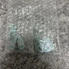 サンリオ ハローキティ シークレットキーホルダー ミニチュアキルト バッグ 水色