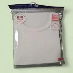 ユニクロ極暖 HEATTECH EXTRA WARM 長袖Tシャツ白 MEN L