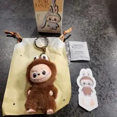 POPMART PIN FOR LOVE ぬいぐるみ ラブブ イニシャル 【L】