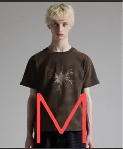 GRANCY ラインストーンクラックダーティ半袖Tシャツブラック S - メルカリ