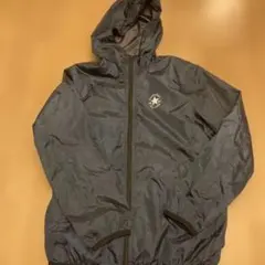 【コンバース】ウィンドブレーカー　薄手微起毛　アウター　パーカー　紺　ネイビー