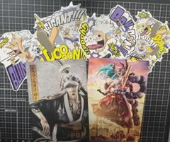 【6点セット】ワンピース　ステッカーとポストカード