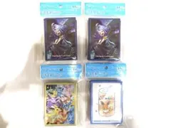 ポケモンカードデッキシールド4個　アセロラ、イーブイズ等