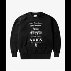 Aries Arise クルーネック スウェット ブラックのサムネイル