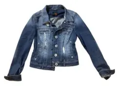 【G by guess】ダメージ加工デニムジャケット　ジーバイゲス